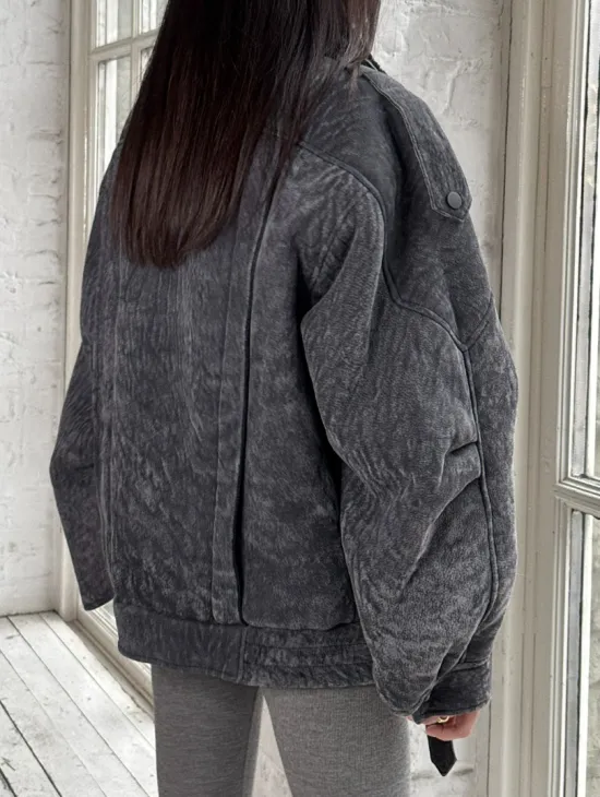 Дубленка - косуха из овчины керли 